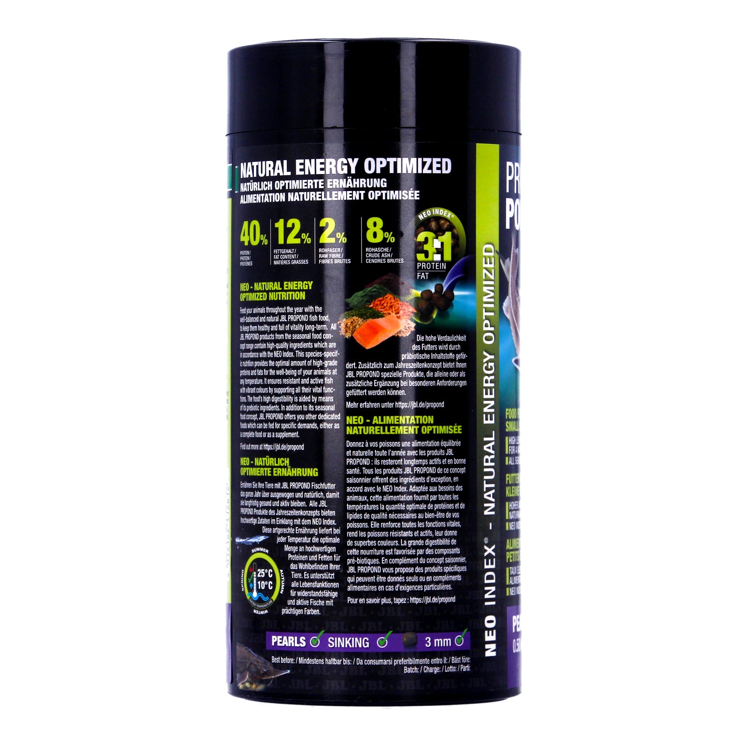 JBL Pro Sterlet Pearls Size Small 0.5kg Fish Food