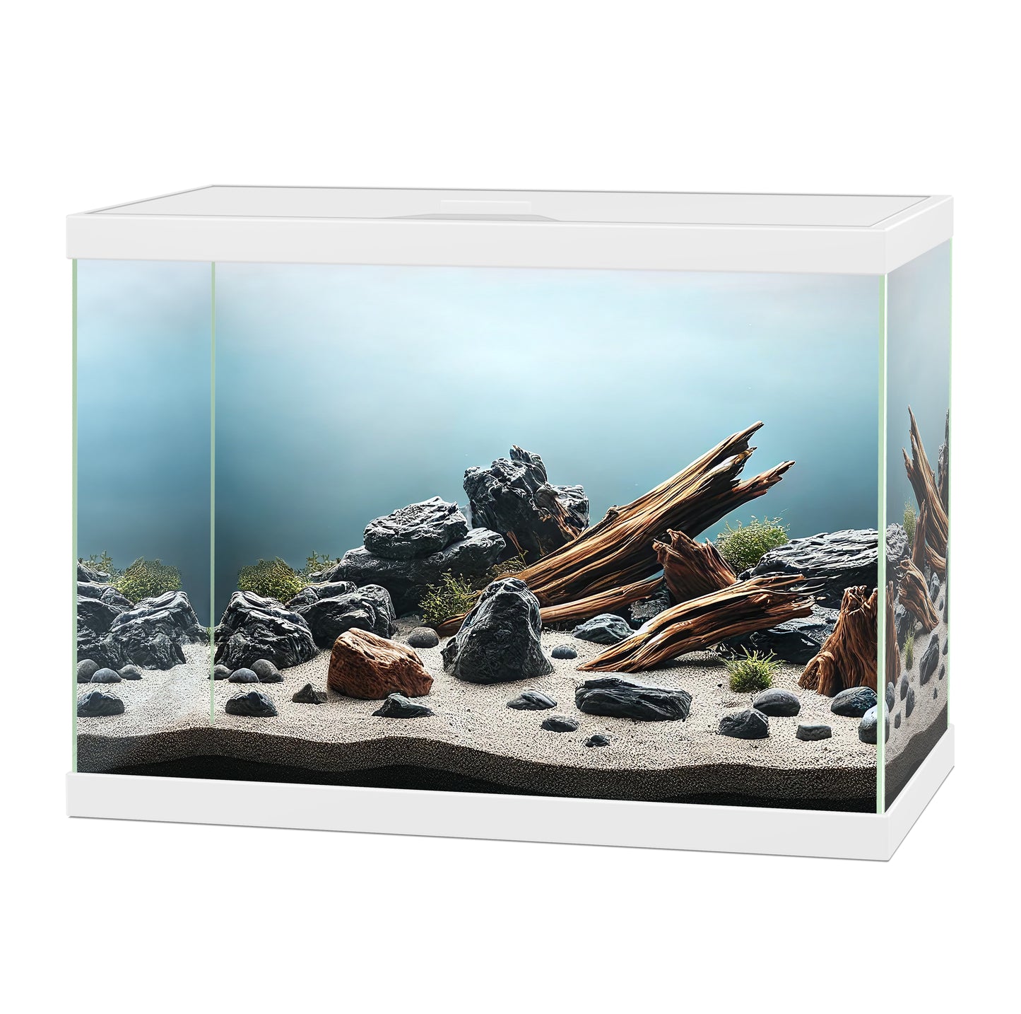 Ciano Aqua 15 Aquarium Black White 13 litre Starter Fish Tank Filter and Lid