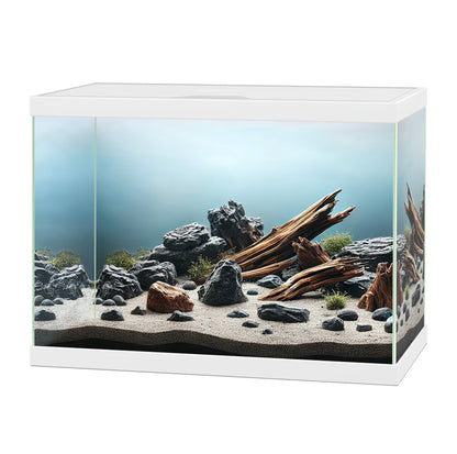 Ciano Aqua 15 Aquarium Black White 13 litre Starter Fish Tank Filter and Lid