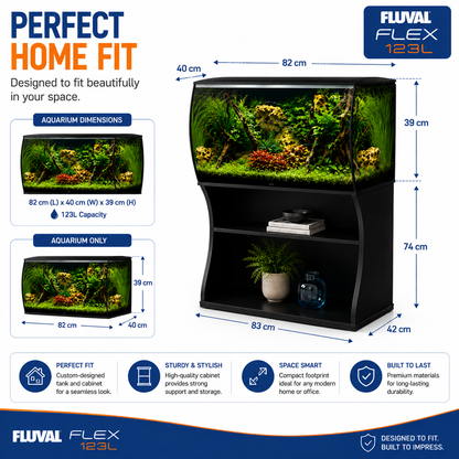 Fluval Flex 123L Tropical Black Aquarium