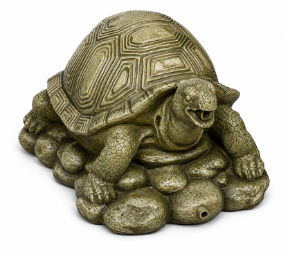 Bermuda Spitter Pond Ornaments Tortoise Water Feature Ornament