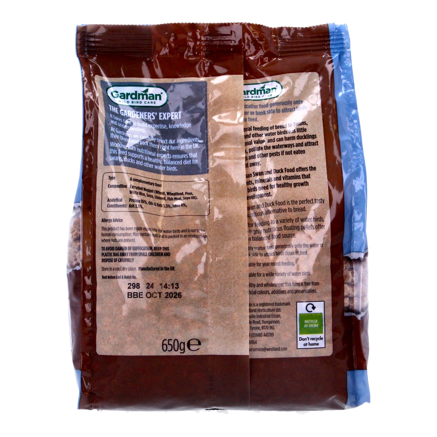 Gardman Swan & Duck Food 650g