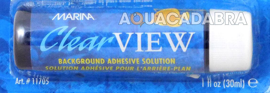 Marina Clearview Aquarium Background Adhesive 30ml x2 Fish Tank Glue Sealant