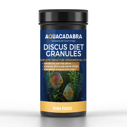 Aquacadabra Discus Diet Granules High Protein Tropical Aquarium Fish Food