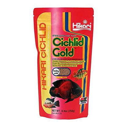 Hikari Cichlid Gold Baby Floating Pellets 1kg (4x250g) Fish Food