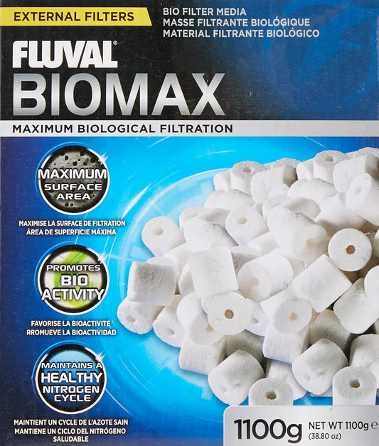 Fluval BioMax Ceramic Rings - 1100g Aquarium Filter Media