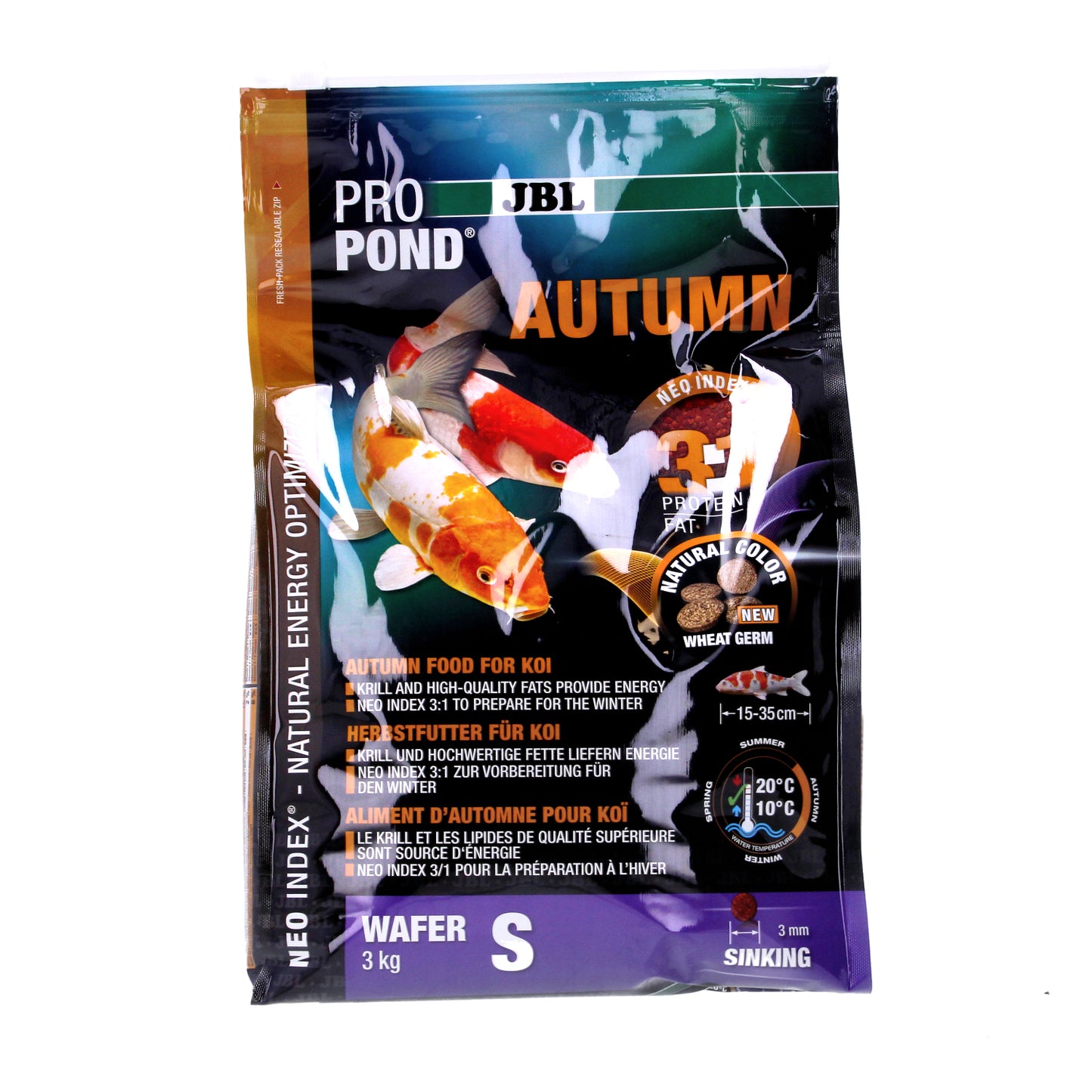 JBL ProPond Autumn Koi Food S 3kg (BB 09/26) 