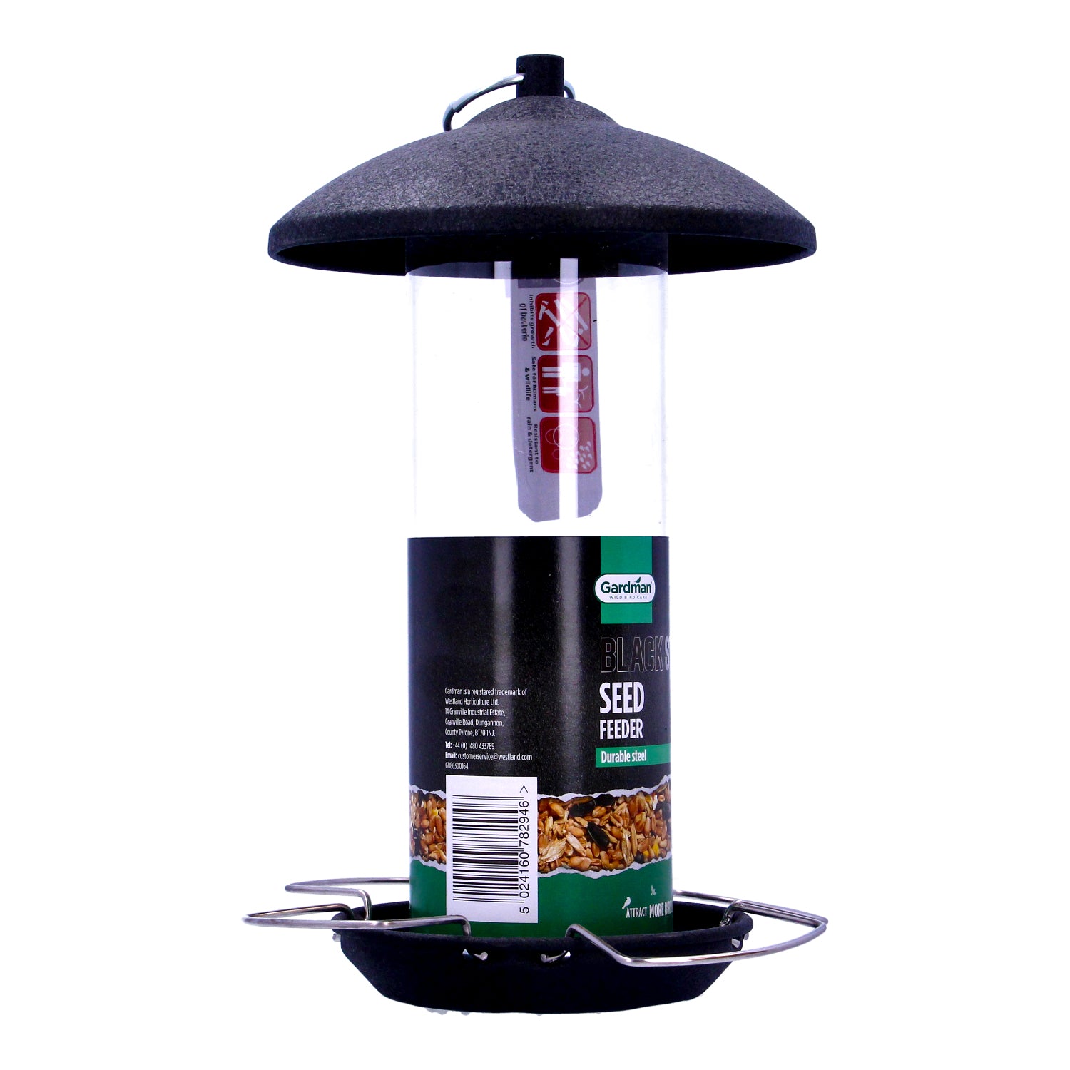 Gardman Black Steel Large Seed Feeder 