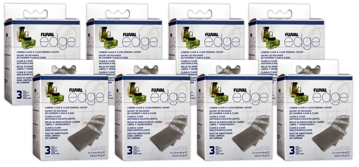 Fluval Edge Replacement Carbon and C Series Media - 8 Pack