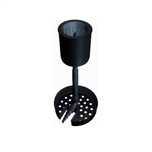AquaForte Standing Floating Pond Skimmer Black 30 x 35 x 34 cm