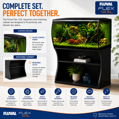 Fluval Flex 123L Tropical Black Aquarium