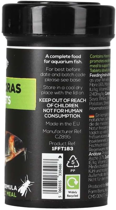 Catfish Corydoras Tablets Corys Insect Based Aquarium Food 50/150g