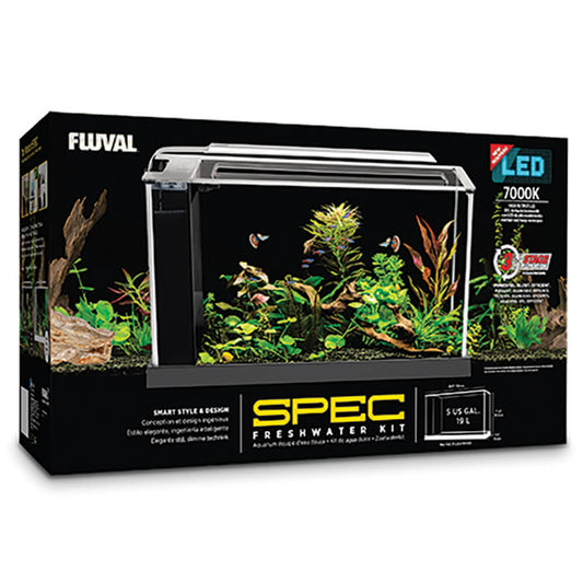 Fluval Spec Fish Tank 19lts Black - 10516