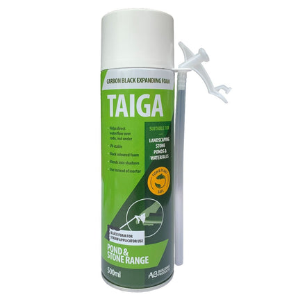 Taiga Hand Held Black PU Expanding Foam 500ml