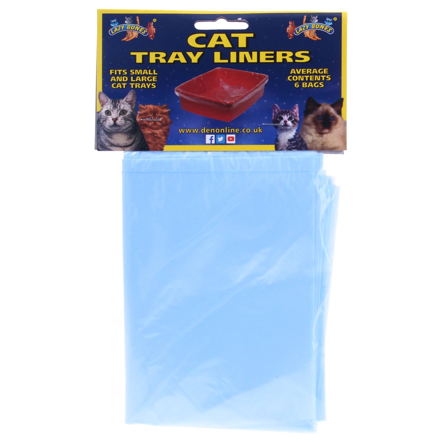 Lazy Bones Cat Tray Liners Pack From Aquacadabra