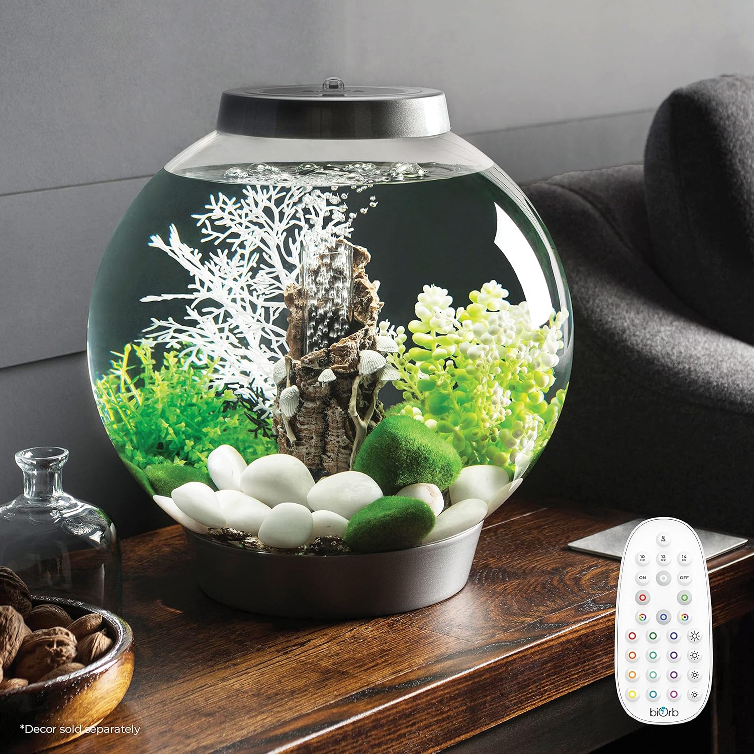 biOrb Classic 15 Acrylic Aquarium Silver