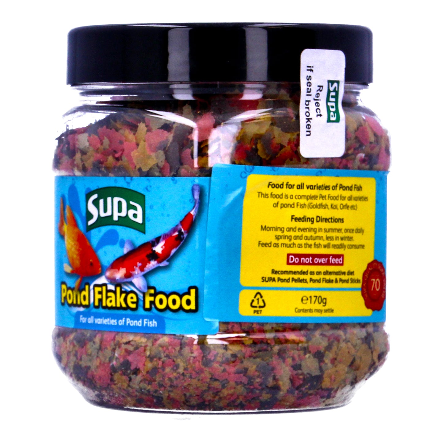 Supa 170g Premium Pond Flakes Koi Carp Goldfish Fish Food