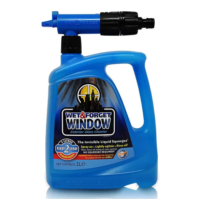 Wet & Forget 2L Ready to Spray Window Exterior Glass Cleaner 