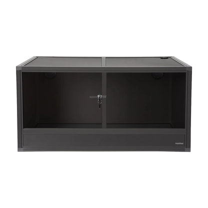 HabiStat ProVC PVC Reptile Vivarium 60 90 120cm Black Grey White