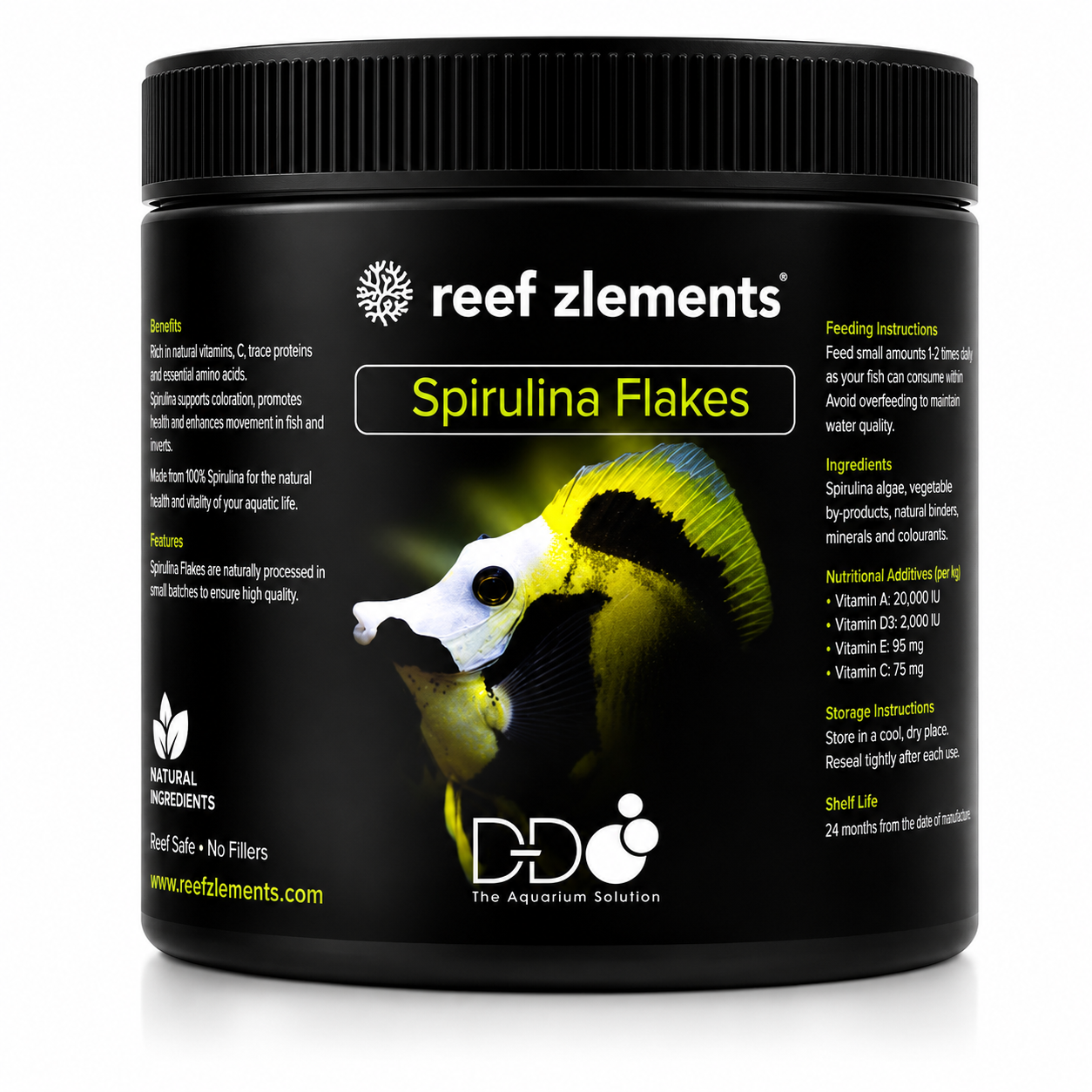 Reef Zlements Spirulina Gourmet Flakes 30g Marine Aquarium Fish Food 