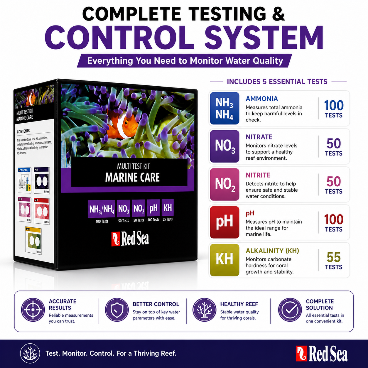 Red Sea Marine Care Test Kit - R21525