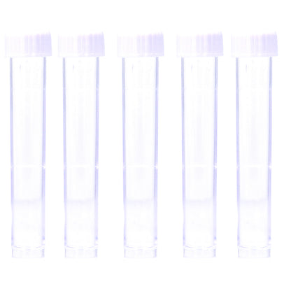 Aquacadabra 10ml Plastic Test Tubes Vials Screw Caps 