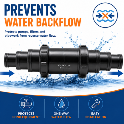 Inline Non-Return Valve & 50mm Hosetails