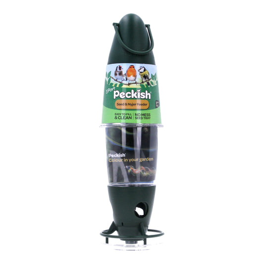 Peckish Seed Hanging Bird Feeder 0.6L
