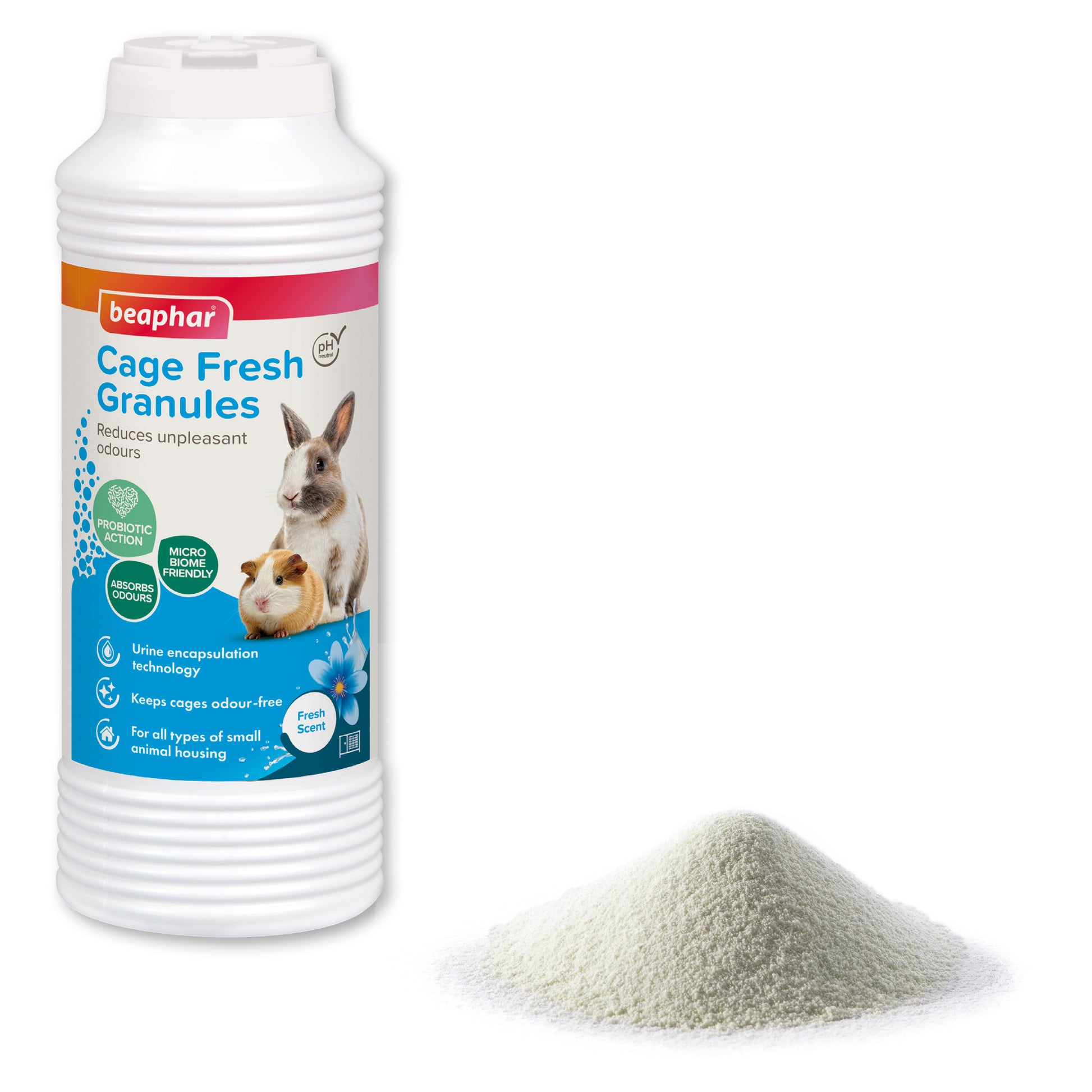 Beaphar Cage Fresh Granules 600g - Odour Control for Cages