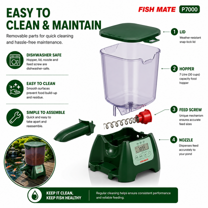 Fish Mate P7000 Pond Fish Feeder