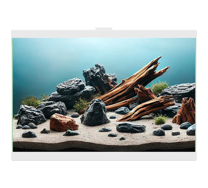 Ciano Aqua 15 Aquarium Black White 13 litre Starter Fish Tank Filter and Lid