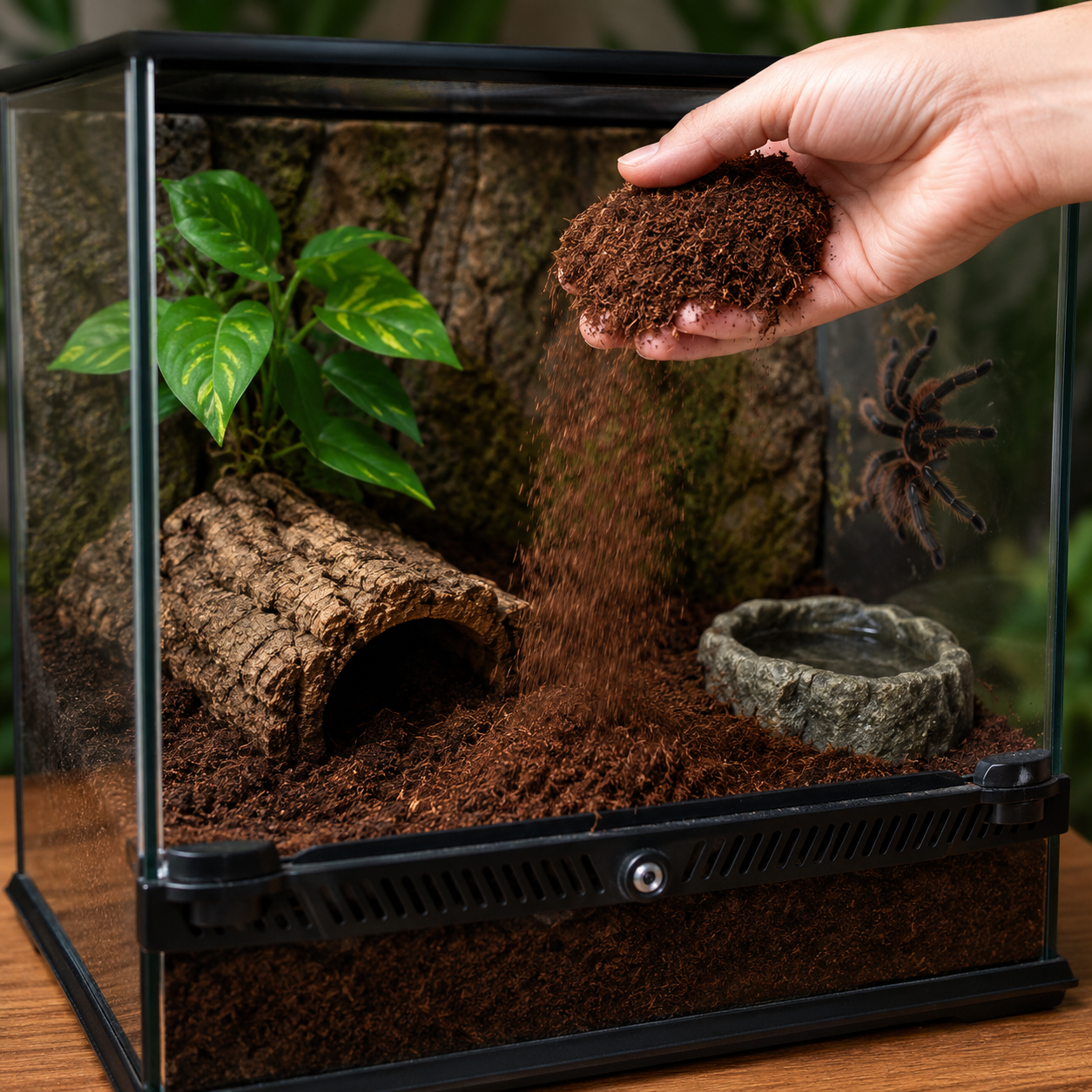 ZooMed Eco Earth Substrate Block E-10 for Small Animals, Snakes and Tarantulas