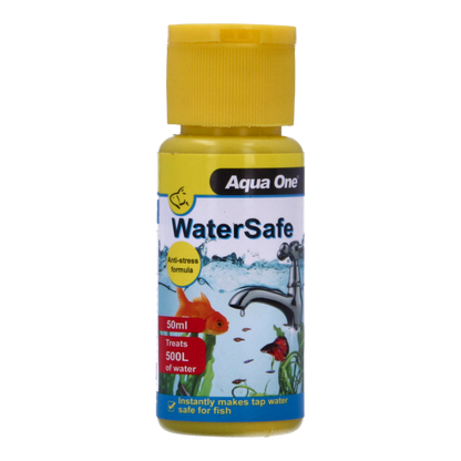 Aqua One WaterSafe 50ml & BioStarter 50ml Bundle Aquarium Tap Water Treatment