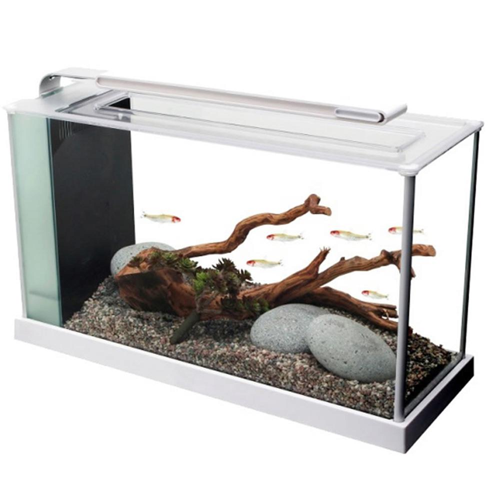 SPEC 19L Nano Aquarium with 7000K LED & 3-Stage Filtration White