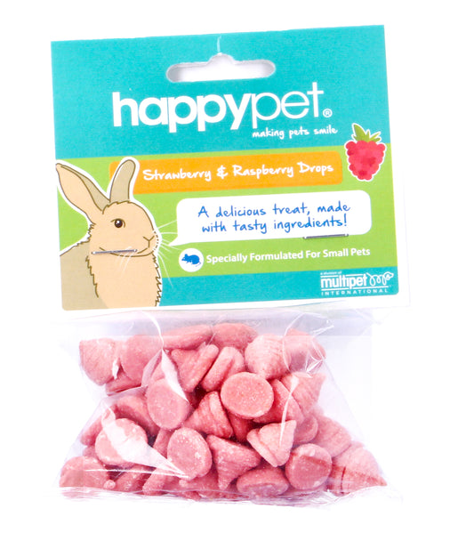 Critter's Choice Raspberry & Strawberry Drops 75g