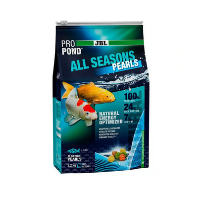 JBL Pro Pond All Seasons Pearls Koi Goldfish Floating Pellets Fish Food