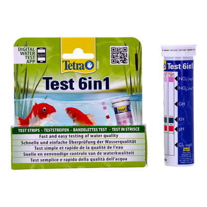 Tetra Pond 6 in 1 Test Strips - T6912