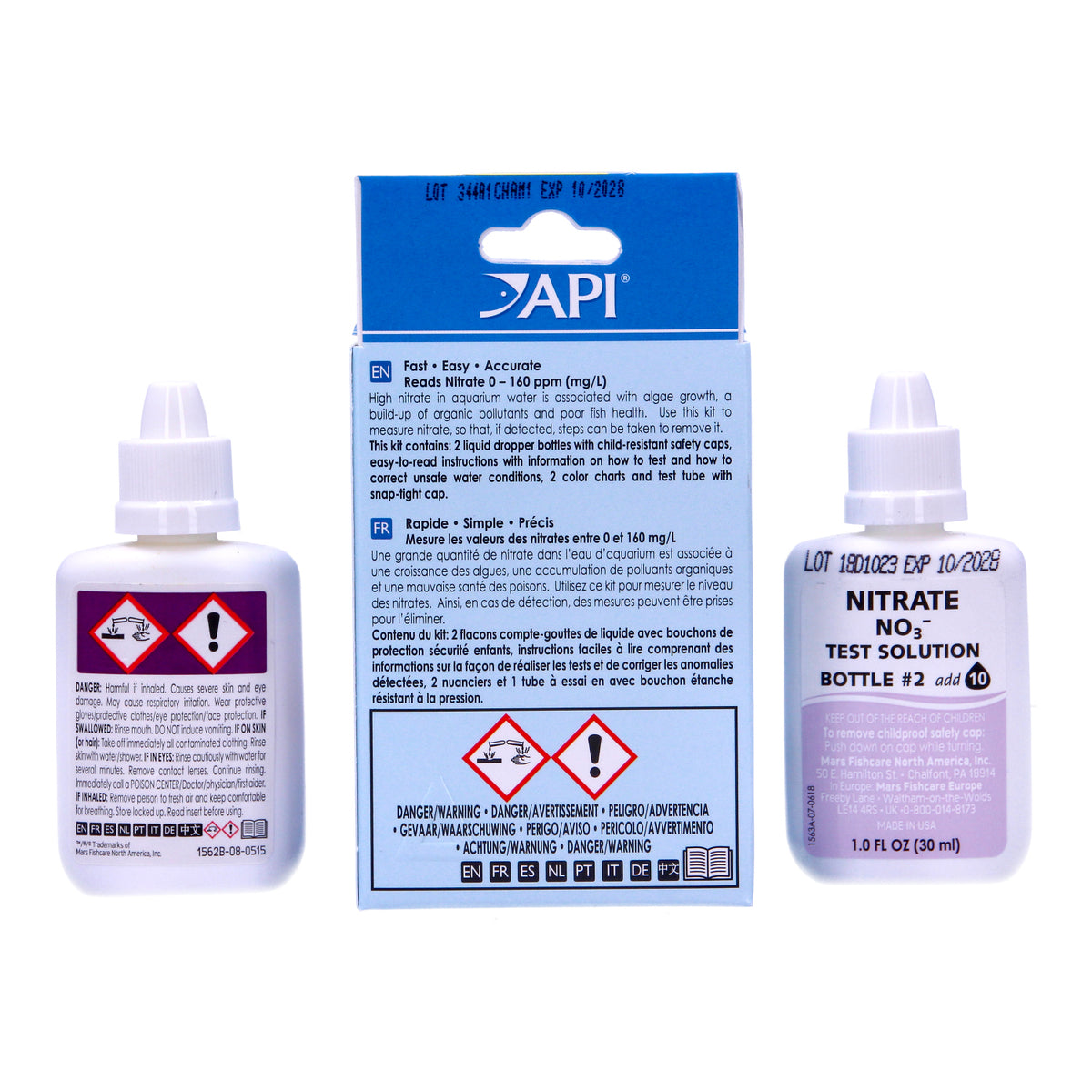 Api Itrat API Nitrate Test Kit | Accurate Fresh & Saltwater Testing – Aquacadabra