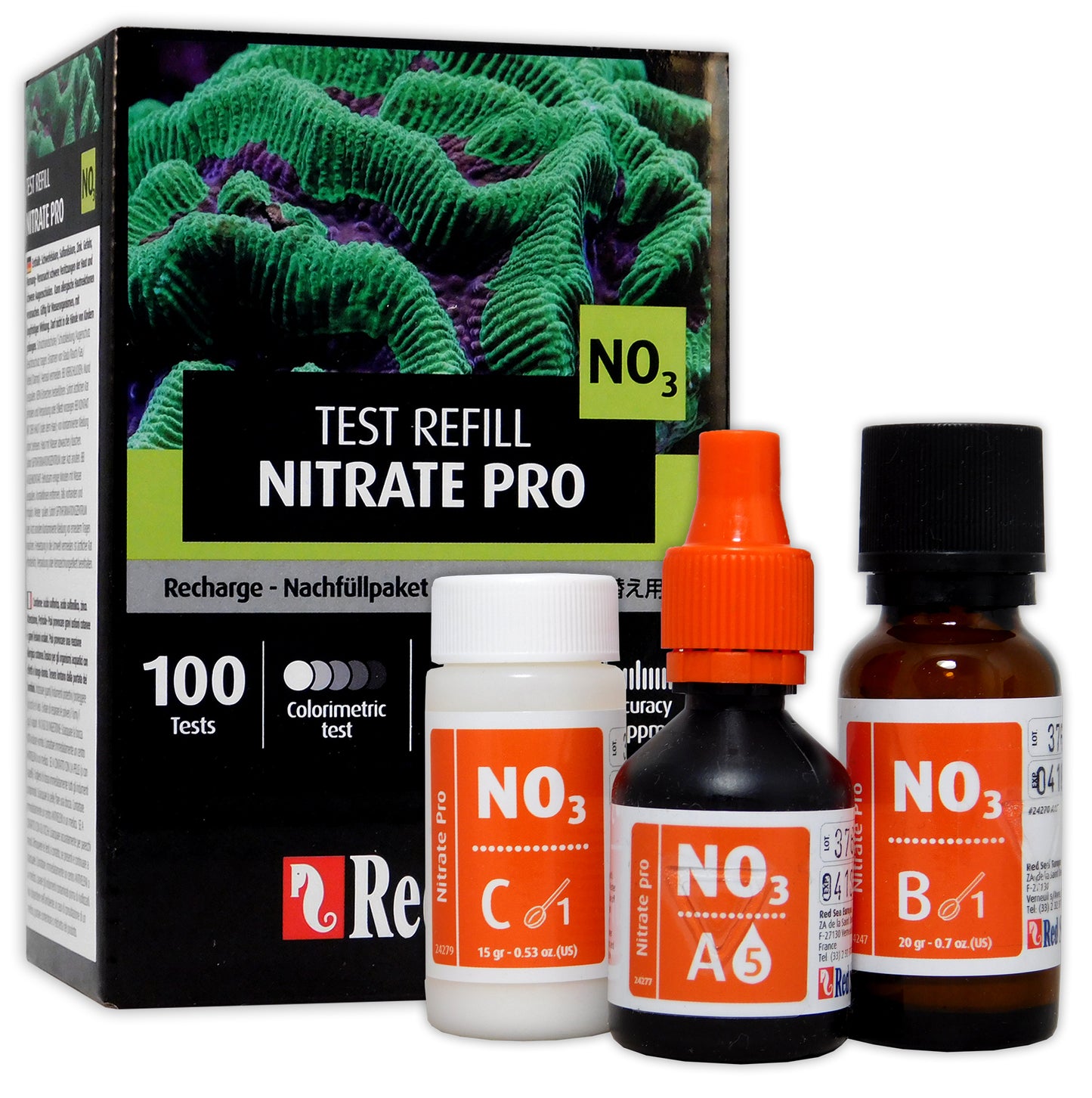 Red Sea Test Kit Refill: Nitrate Pro (LD) 