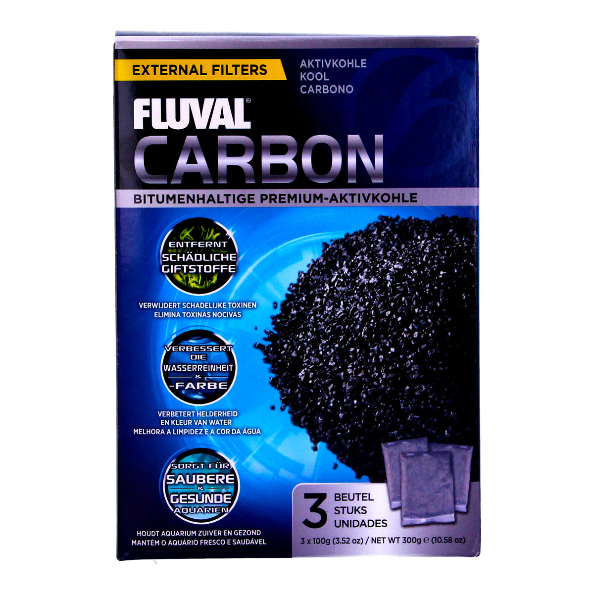 Fluval Carbon Filter Media 375g 