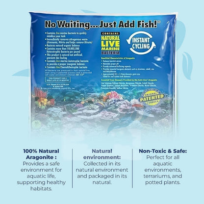 Nature's Ocean Bio-Activ Aragonite Aquarium Sand 2x 20lb