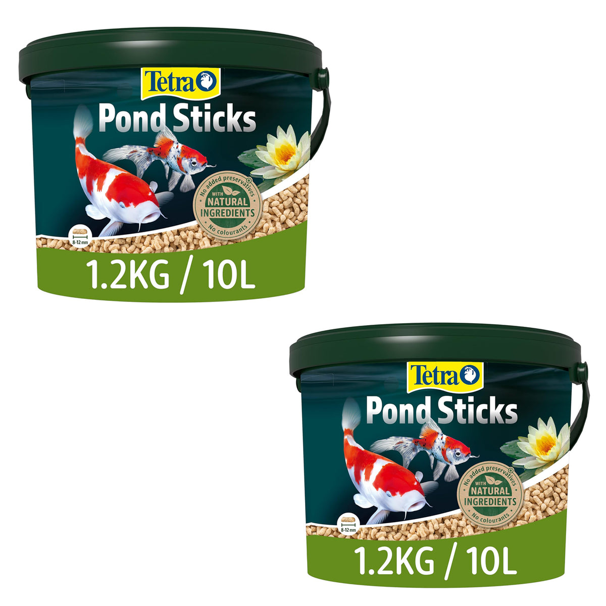 Tetra Pond Sticks 1.2kg x2 Floating Koi Goldfish Pond Fish Food 2.4kg