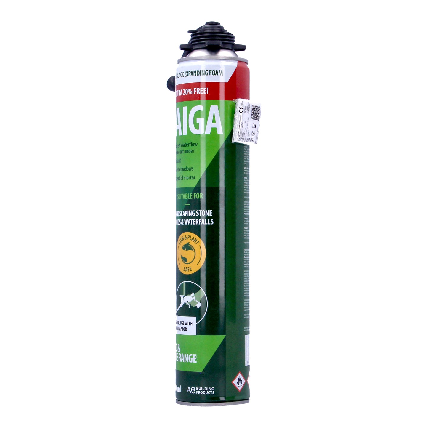 Taiga Black PU Expanding Foam 700ml