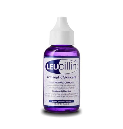 Leucillin Antiseptic Dog Cat Skin Care Solution Spray Instant Germ Killer