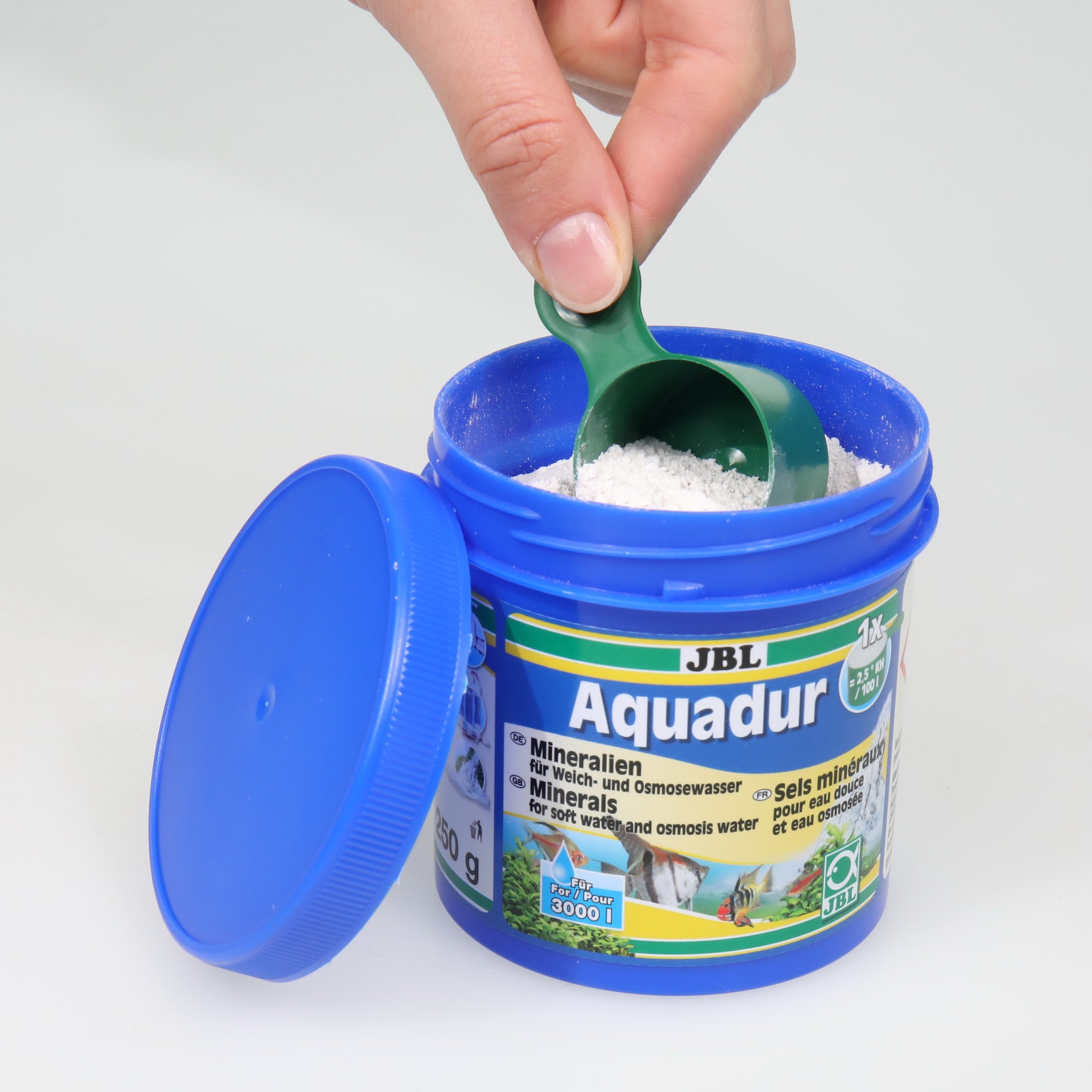 JBL Aquadur 250g – Mineral Salt for RO Water | Raises KH GH | Treats 3000L