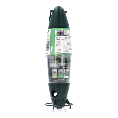 Peckish Seed Hanging Bird Feeder 0.6L