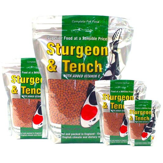 Kockney Koi Sturgeon & Tench 3mm Sinking Pellets