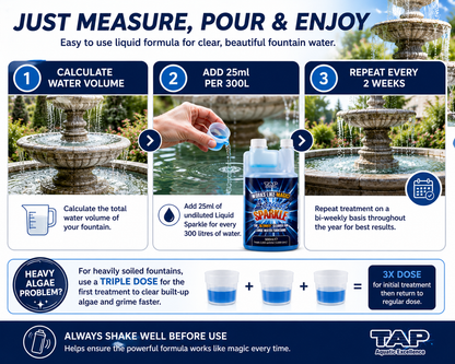 TAP Liquid Sparkle Water Feature Cleaner