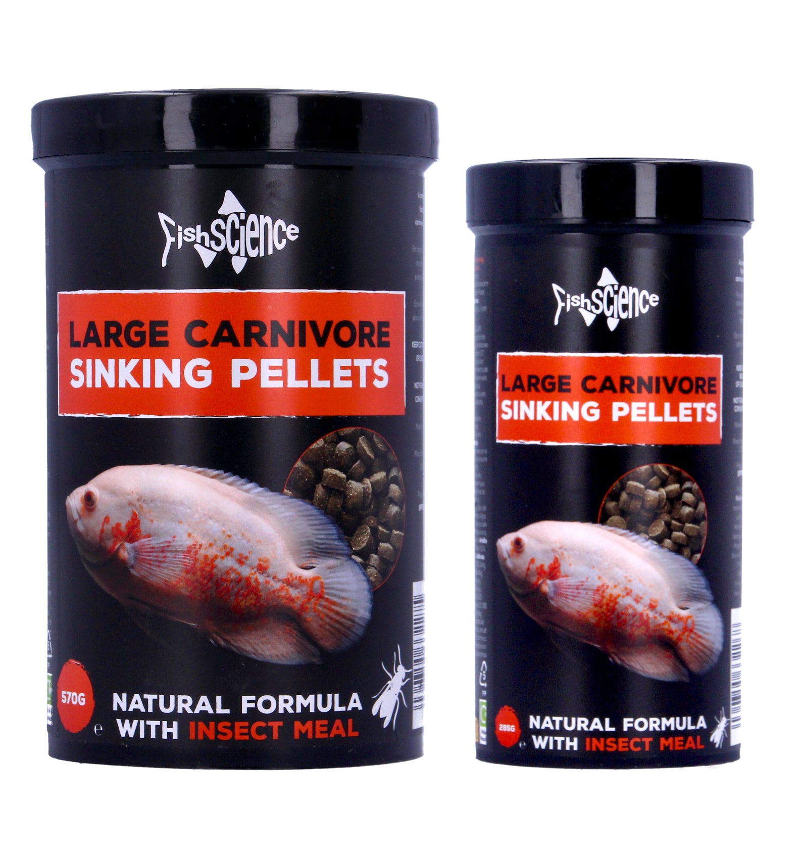 Fish Science Large Carnivore Sinking Pellets  285g and 570g