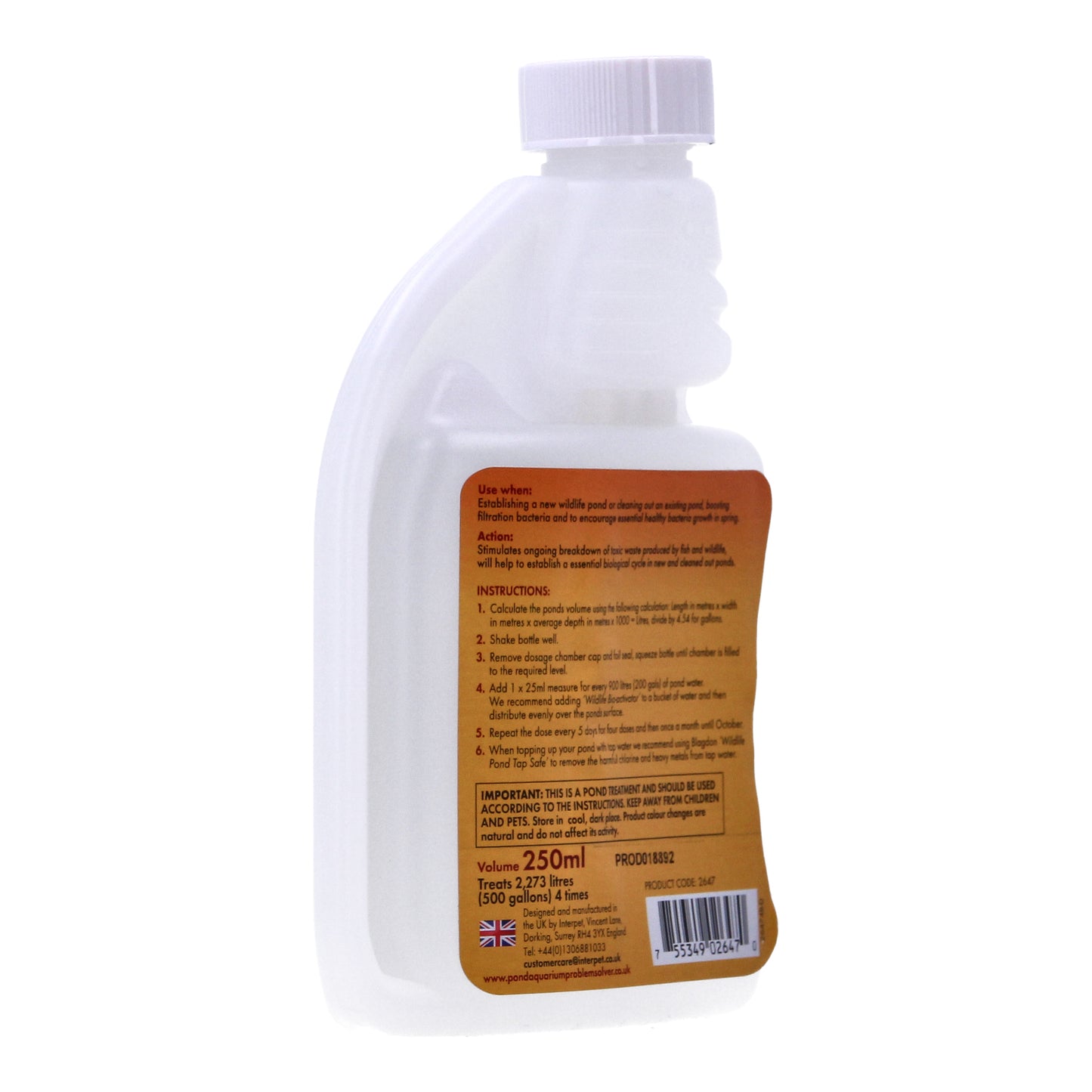 Blagdon Wildlife Bio-Activator 250ml